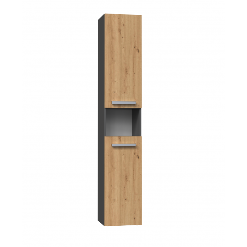 HORTI - Mobile bagno con cesto portabiancheria