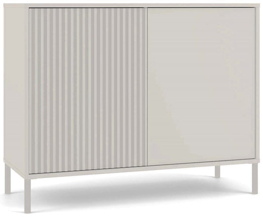 KAMARO - Cassettiera moderna con 4 ripiani e 2 ante