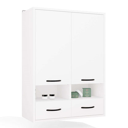 NINA - Mobile da bagno con 8 ripiani e 2 cassetti
