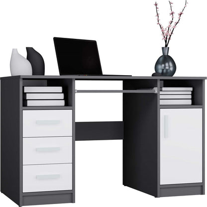 DELTA - Scrivania da 120 cm con 3 cassetti