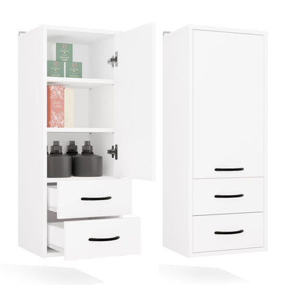 NINA - Mobiletto da bagno con 3 ripiani e 2 cassetti