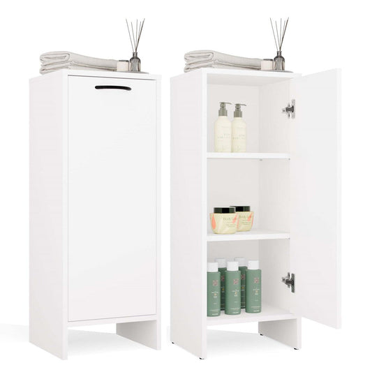 NINA - Mobile da bagno con 3 ripiani e 1 anta