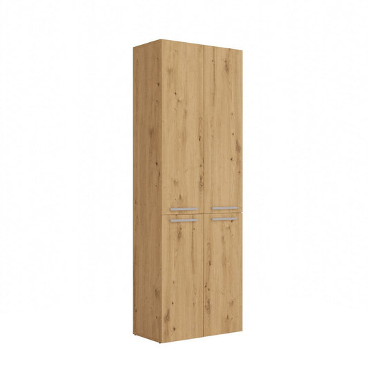 RORY - Armoire de salle de bain avec panier à linge