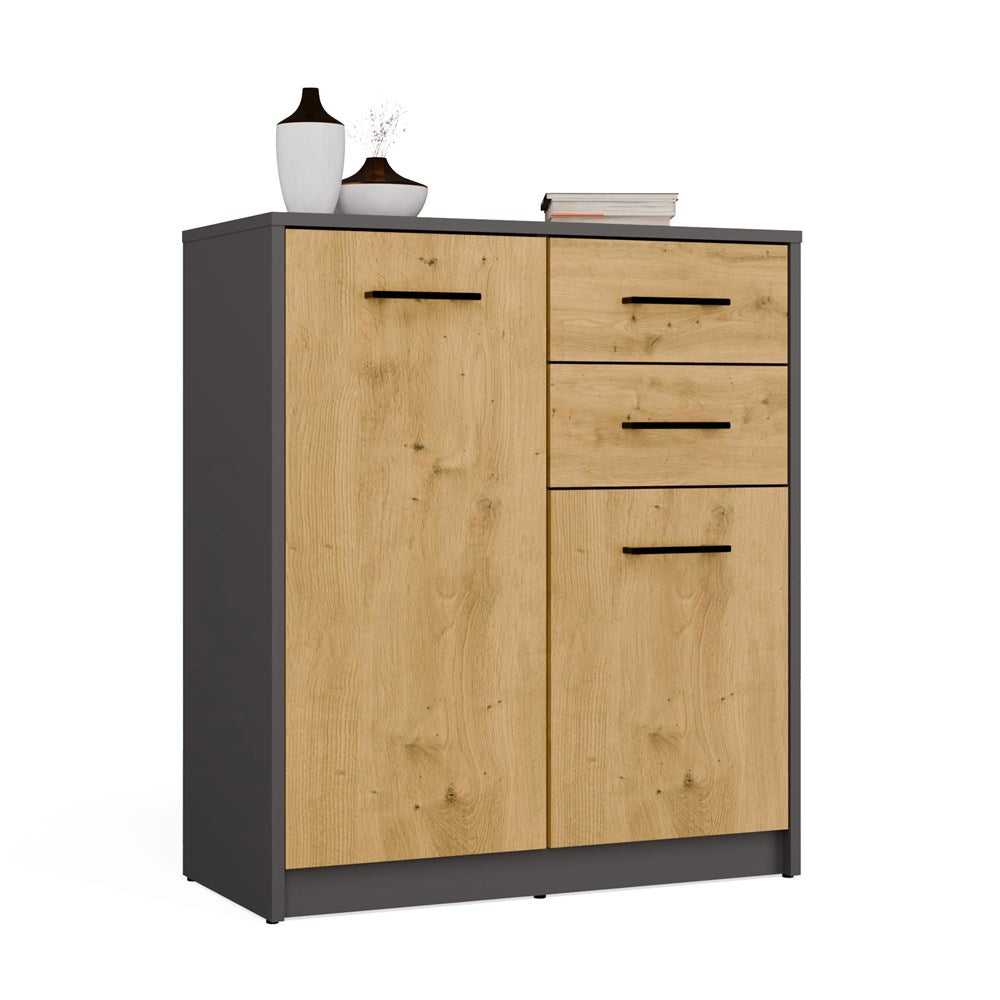 SIMPLO - Credenza a 2 ante e 2 cassetti